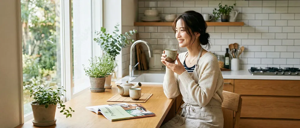 おいしいお茶を楽しむためのコツを紹介するイメージ