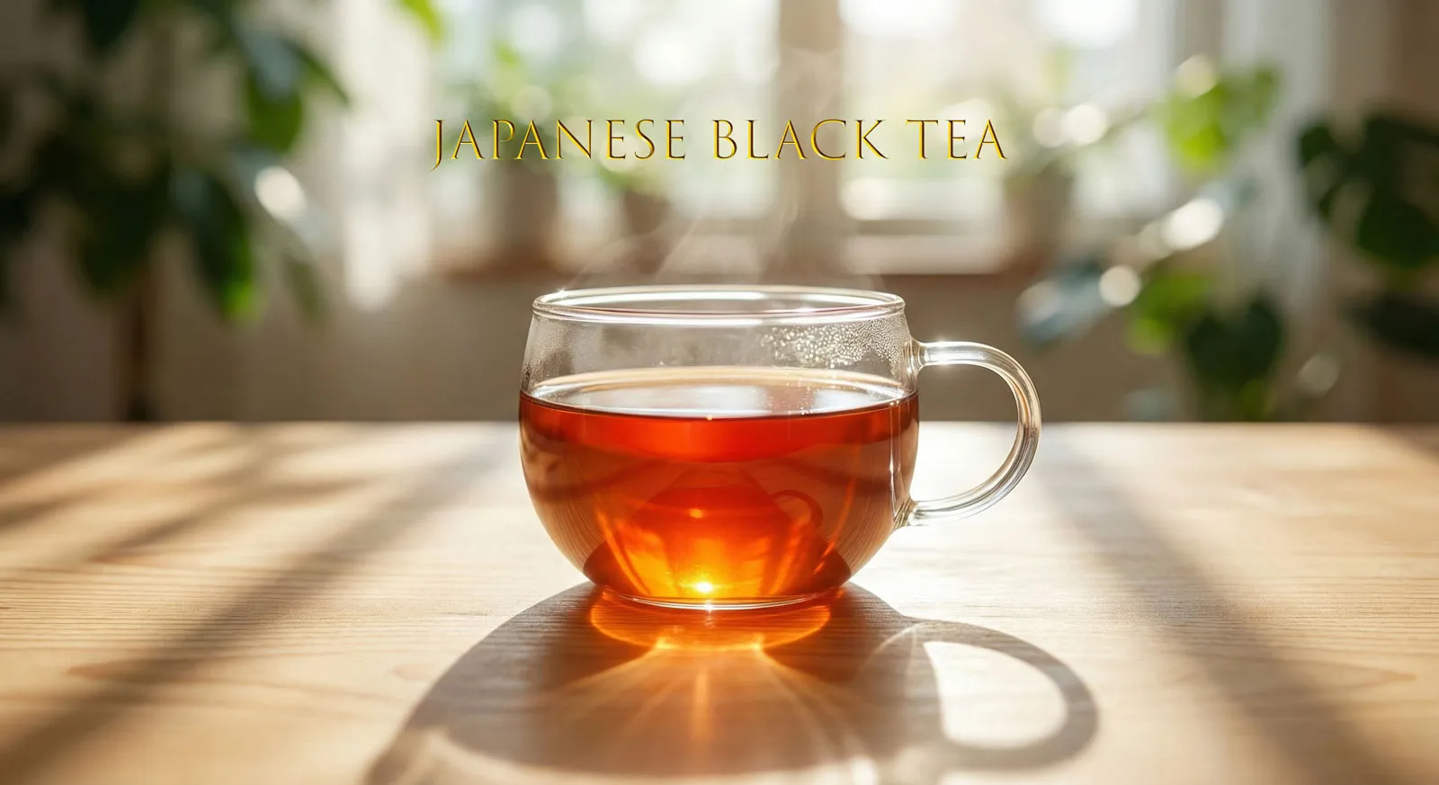 午後のティータイムに楽しむ和紅茶