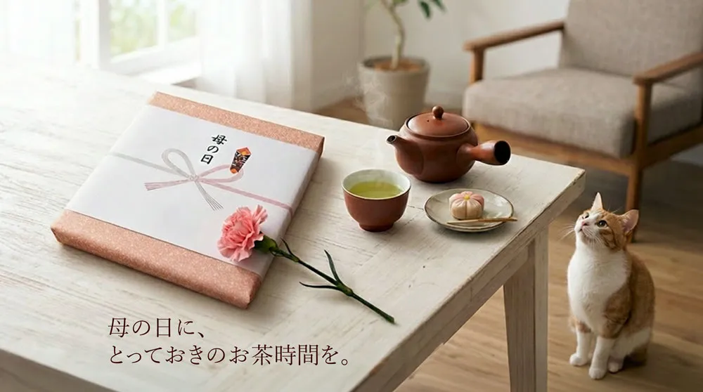 母の日に、とっておきのお茶時間を。