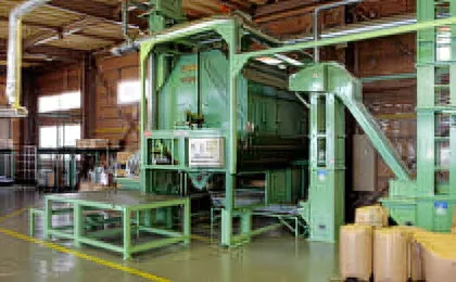 お茶の製造機1 蒸し機